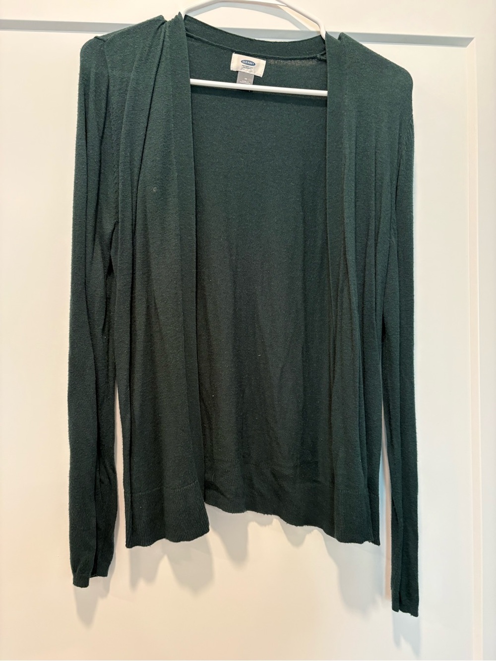 Old Navy Dark Green Open-Front Lightweight Cardigan